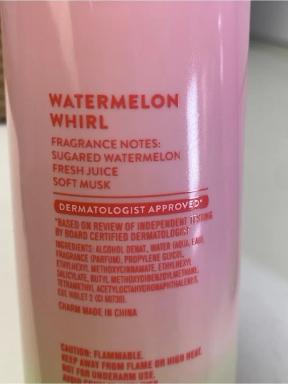 “Watermelon Whirl” Bath & Body Works Fruit Fusion New 3 Pc Body Care Set